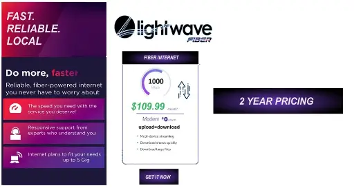 1000 Mbps Down/ 1000 Mbps Up